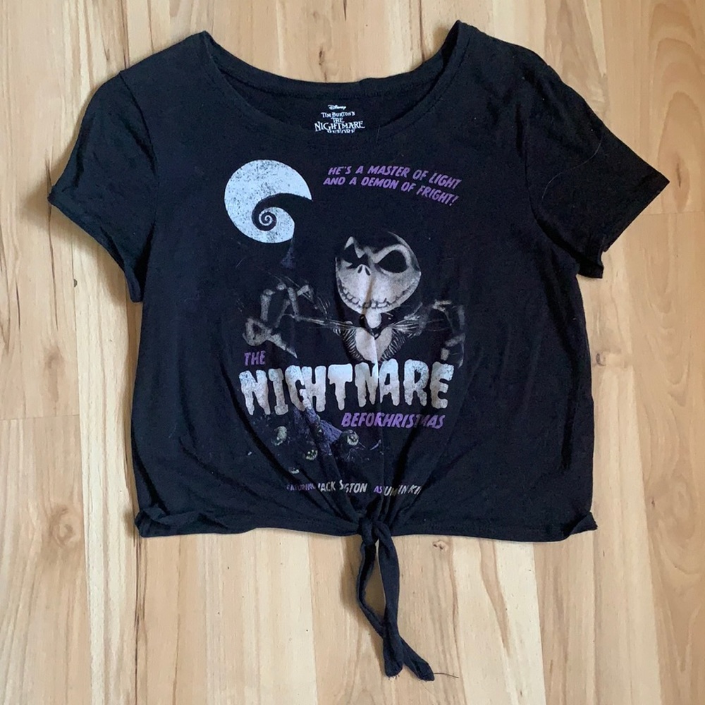 Nightmare Before Christmas Crop Top